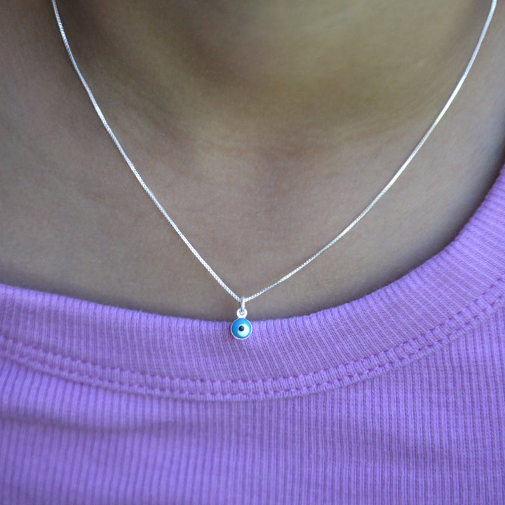 Collar Niña Mini Ojo Turco Silver - Mariam Joyas