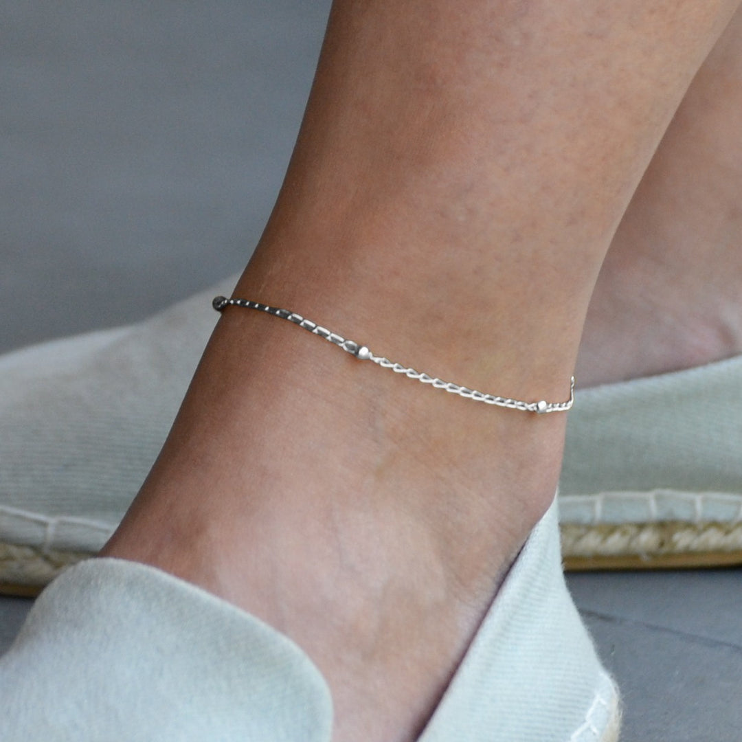 Tobillera Maria Silver