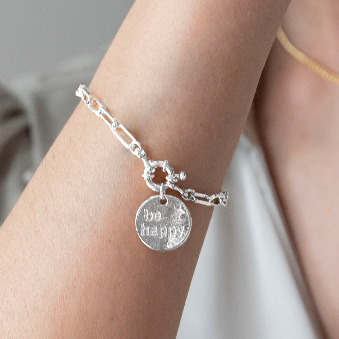 Pulsera Be Happy Silver