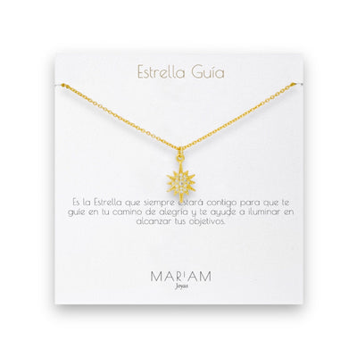 Collar Estrella Guía Gold