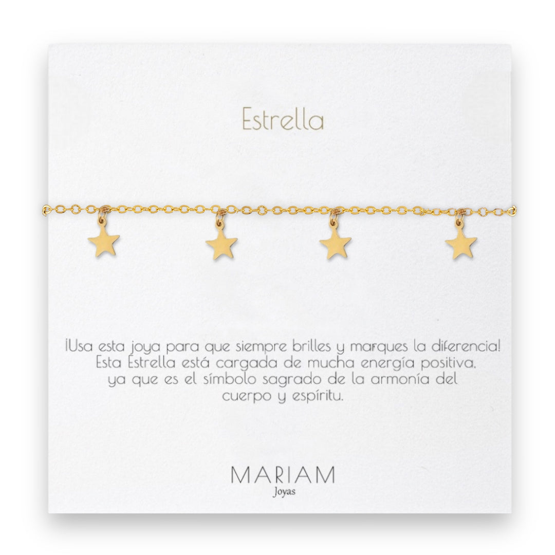 Pulsera Estrellas Gold