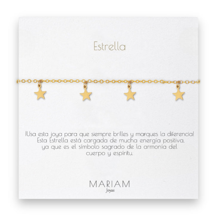 Pulsera Estrellas Gold