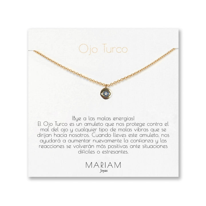 Collar Mini Ojo Turco Gold