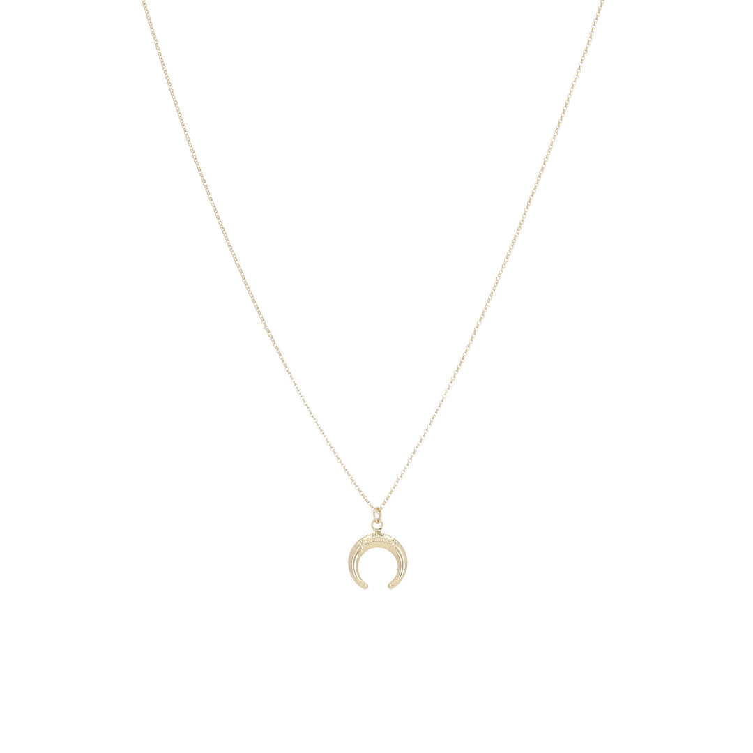 Collar Luna Invertida Gold - Mariam Joyas