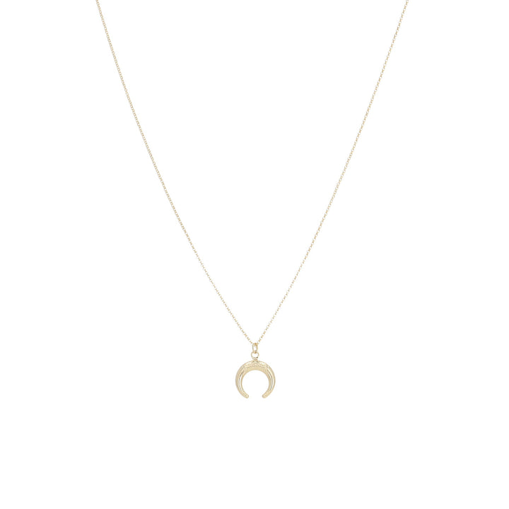 Collar Luna Invertida Gold - Mariam Joyas