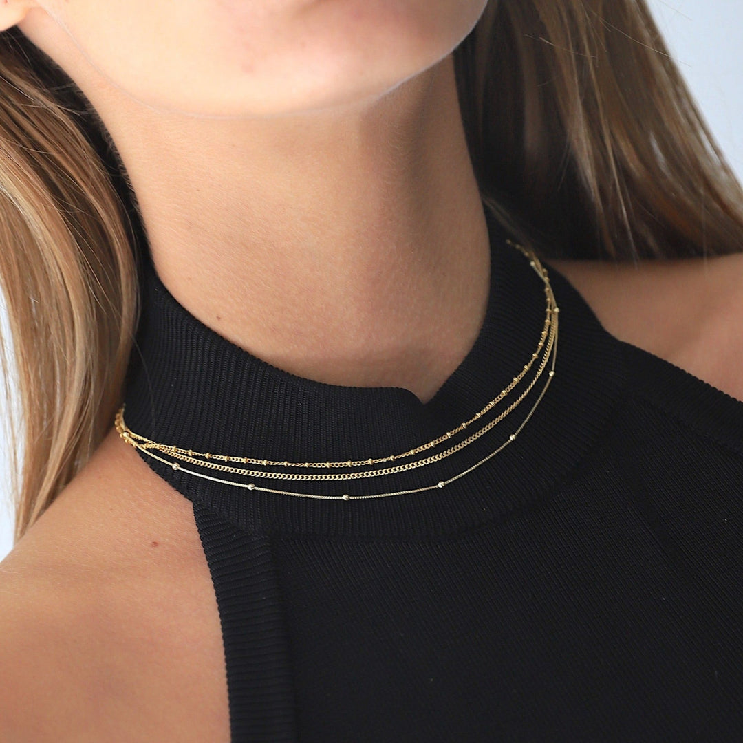 Collar María Gold - Mariam Joyas