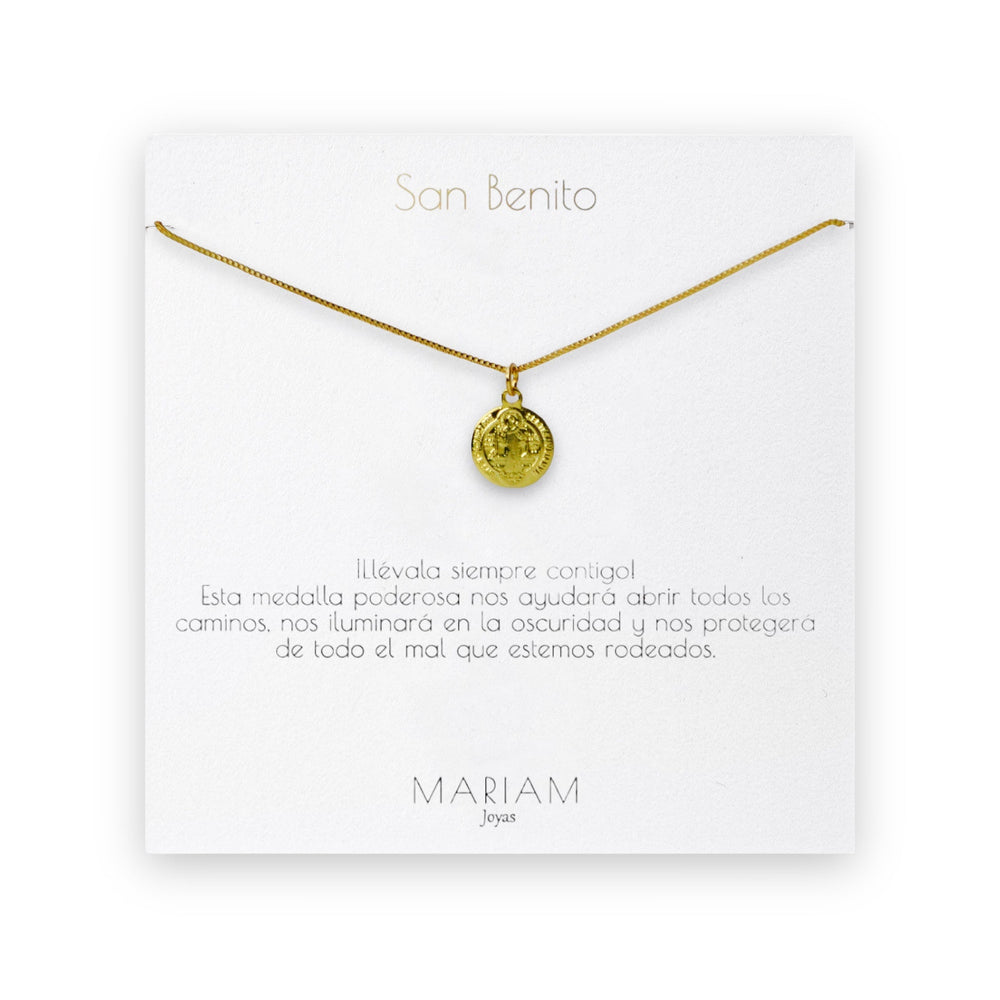 Collar Mini San Benito Gold - Mariam Joyas