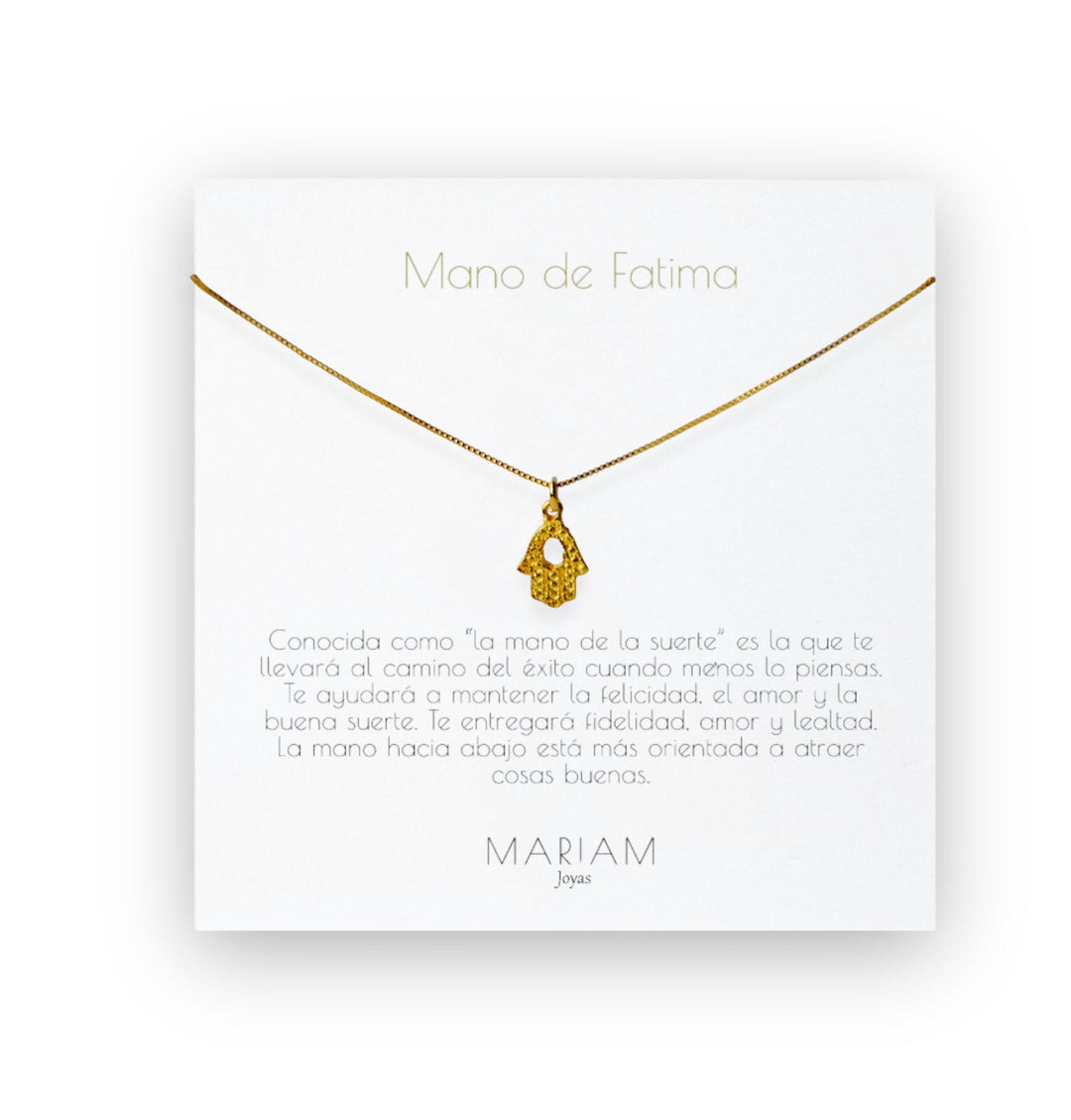 Collar Niña Fatima Gold - Mariam Joyas