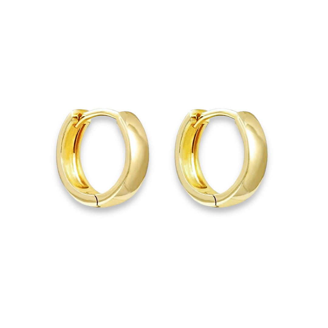 Argollas Smooth Gold