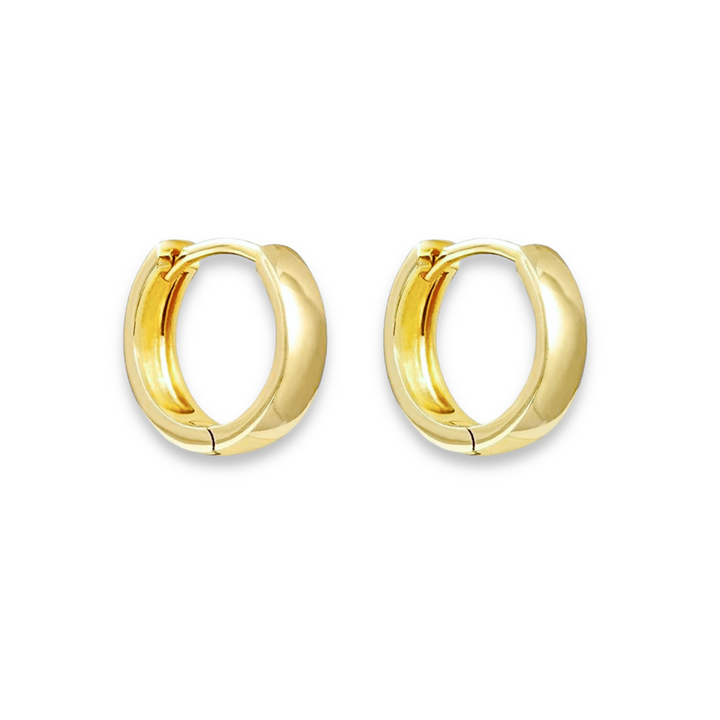 Argollas Maxi Smooth Gold