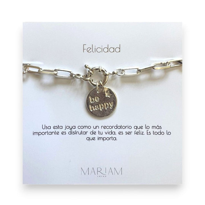 Pulsera Be Happy Silver