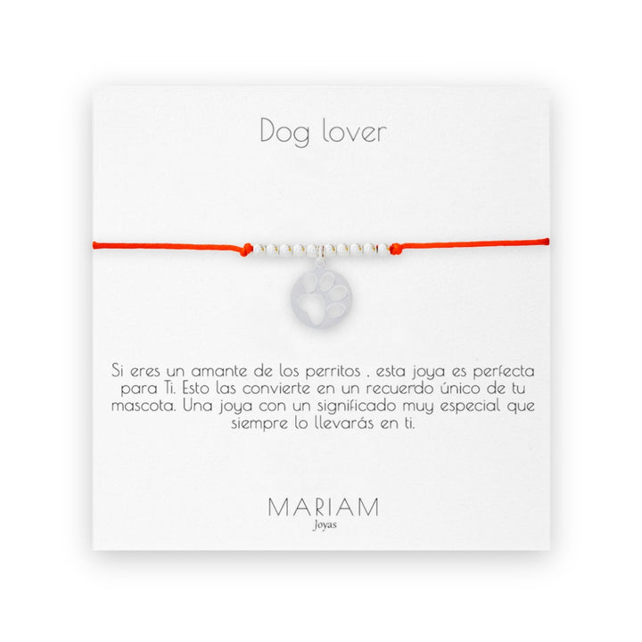 Pulsera Dog Lover Silver - Mariam Joyas