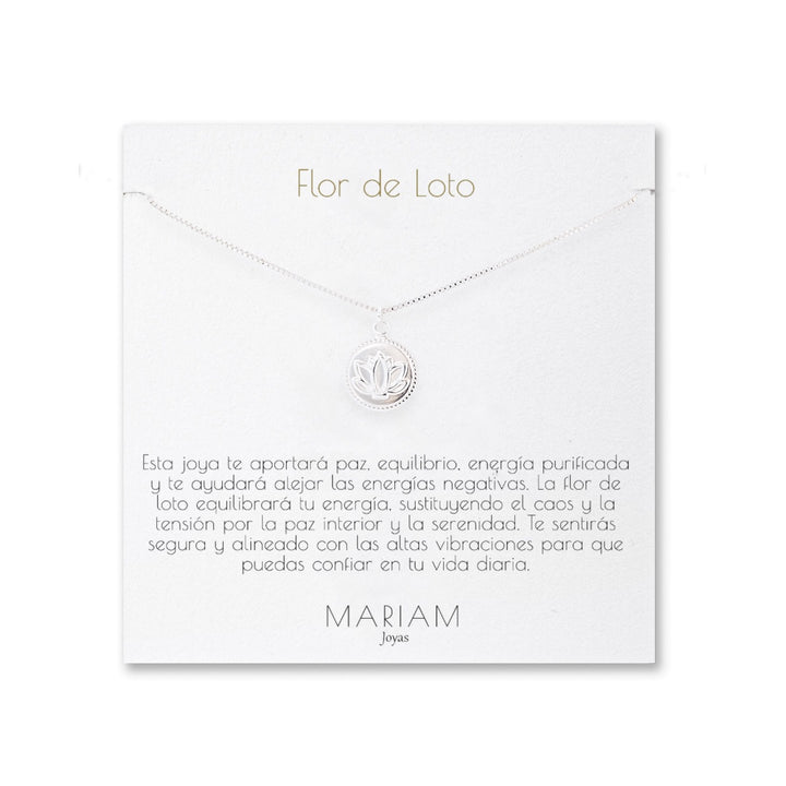 Collar Flor De Loto Silver