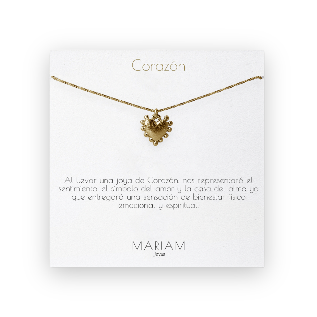 Collar Corazon Gold